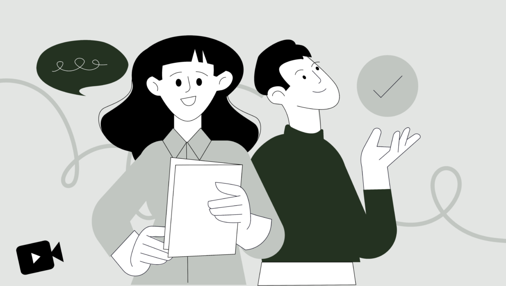 Illustration : présenter son entreprise avec assurance dans les 60 premières secondes