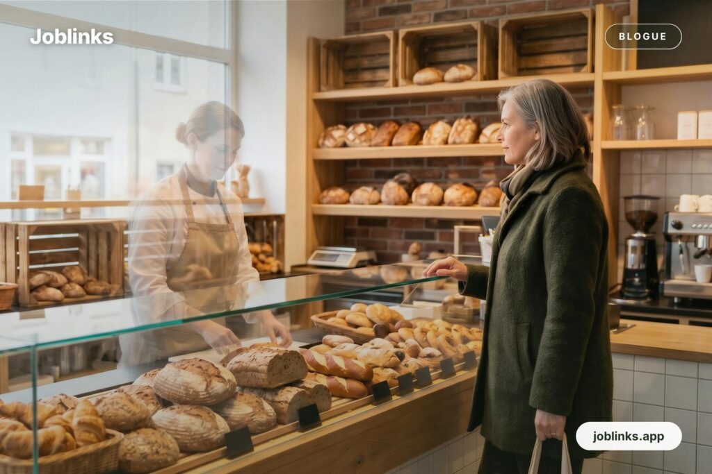 Boulangerie, vendeuse au comptoir